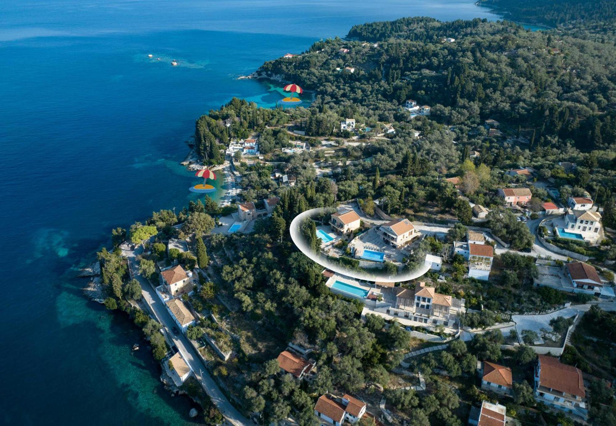 Pangolas Apartments Paxos Longos  Bagian luar foto